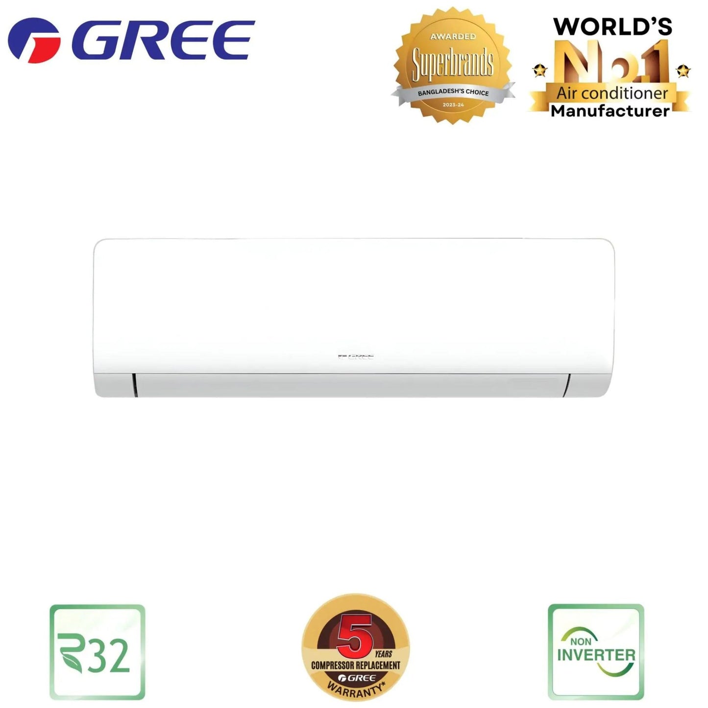 Non Inverter Gree Split Type Air Conditioner GS-12XCO32-Cosmo Split (1.0 TON)